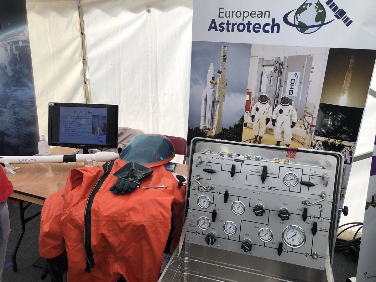 European Astrotech is all set up at #BucksSkillsShow ready to answer all your questions on the space sector!