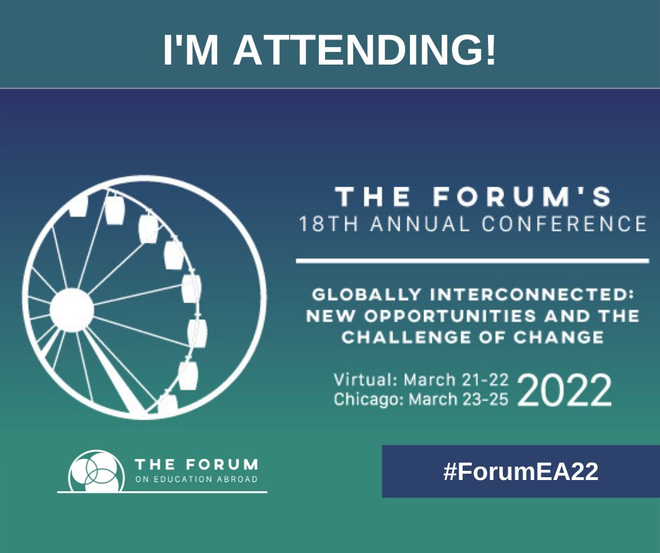 Our director <a href="/tgrankin/">Tom Rankin Architect</a> &amp; president will be attending the Forum on Education Abroad's Annual Conference in Chicago.  #educationabroad #internationaleducation #globaleducation #highered #studyabroad #forumea #forumea22 #diversityineducation #internationalstudents <a href="/ForumEA/">The Forum on Education Abroad</a>