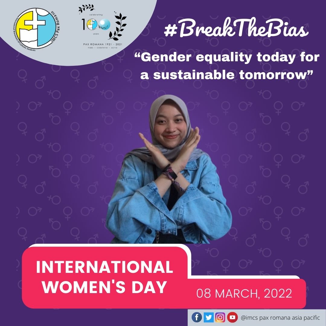 imcsprapc's tweet photo. The theme of #IWD20222 is #Genderequality today for a sustainable tomorrow. This reminds us to support each other for better world of women. Building a society that is free of all gender biases,stereotypes,gender parity and discrimination.#BreakTheBias #womenmonth #imcsapcampaign https://t.co/McTW1zOPhd