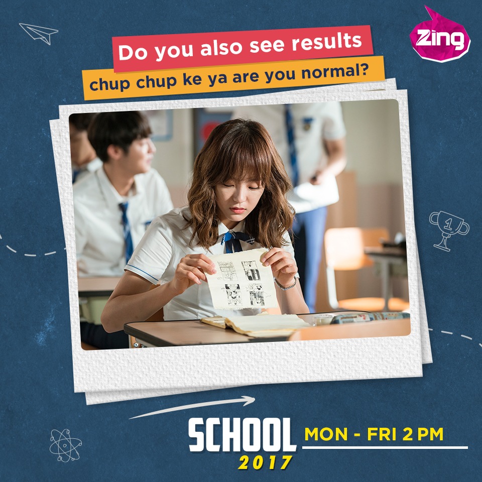 zingtv's tweet photo. This is the only sahi way of seeing your results. 💯
.
.
.
#kimsejong #Jangdongyoon #Kimjunghyun #Hansunhwa #HanJoowan #kdrama #kdramafans #kdramalover #school2017 #school2017edit #kdramaschool2017 https://t.co/Q5D9uZbNsy