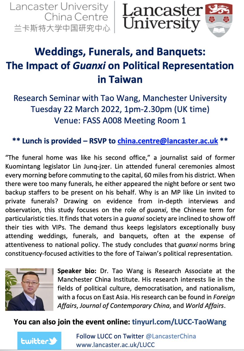 Lancaster University China Centre tweet media