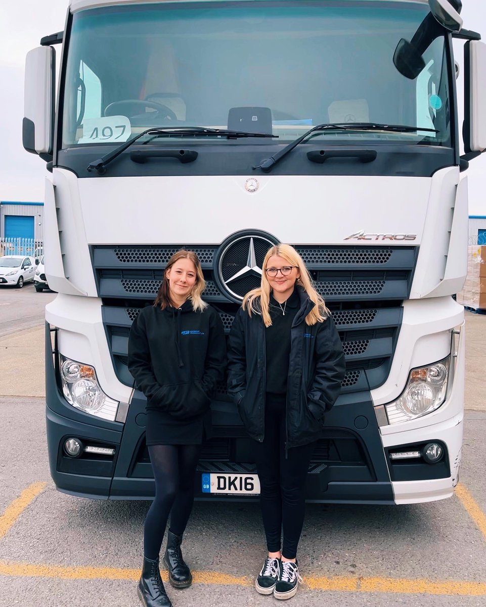 Harbourtltd's tweet photo. Happy #IWD2022 to women everywhere🌸 
Women make up 47% of the UK workforce but less than 20% of the transport sector!🚛 This years theme is #breakthebias - there’s no job a woman can’t do!👷‍♀️ 
Meet Lou- Executive Administrator &amp; Holly- Business Administration Apprentice 👋💅🏽 https://t.co/wd4gpvUcAY