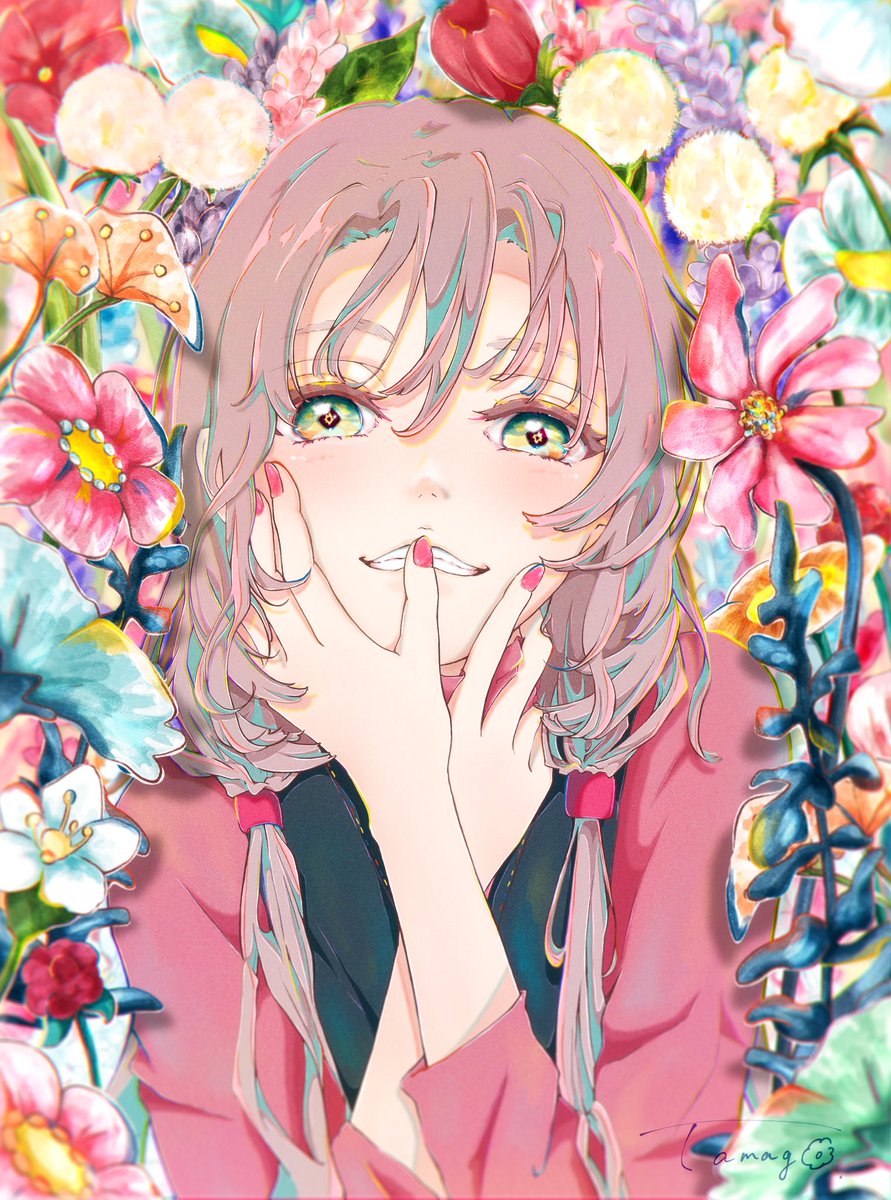 "花笑み-Hanaemi- "  New release on FND.
foundation.app/@tama5/t5vac/1