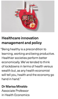 cvrinten's tweet photo. "Health and the economy go hand in hand."  Such an important message by @mmiraldo in the days leading up to the Chancellor's Spring Statement. #HappyWomensDay https://t.co/WyAgLnj545