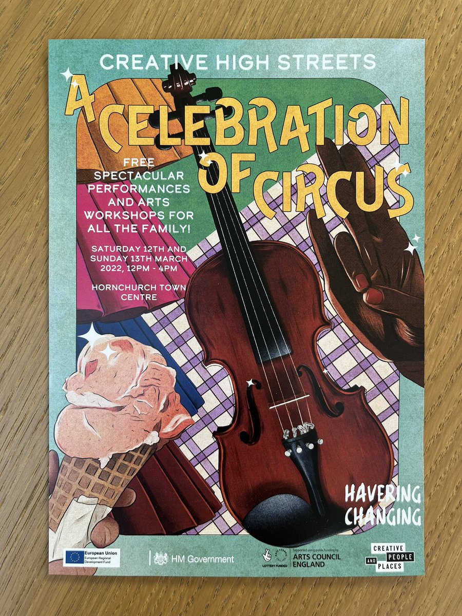 We are delivering these this week for a <a href="/HaveringChange/">Havering Changing</a> event THIS WEEKEND!
On Saturday 12th and Sunday 13th, 12-4pm there'll be free performances and arts workshops in Hornchurch Town Centre.
The weather forecast is looking good, so why not go along and get involved?

#community