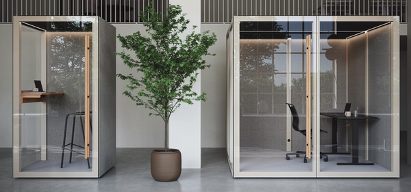 Meet Abstracta's Zen #Pod - an acoustic oasis. It creates the perfect conditions for digital meetings, quiet conversations and focused work. 

Are you looking to make your working environment more Zen? Get in touch - 020 8592 2221 or sales@hunterscontracts.co.uk