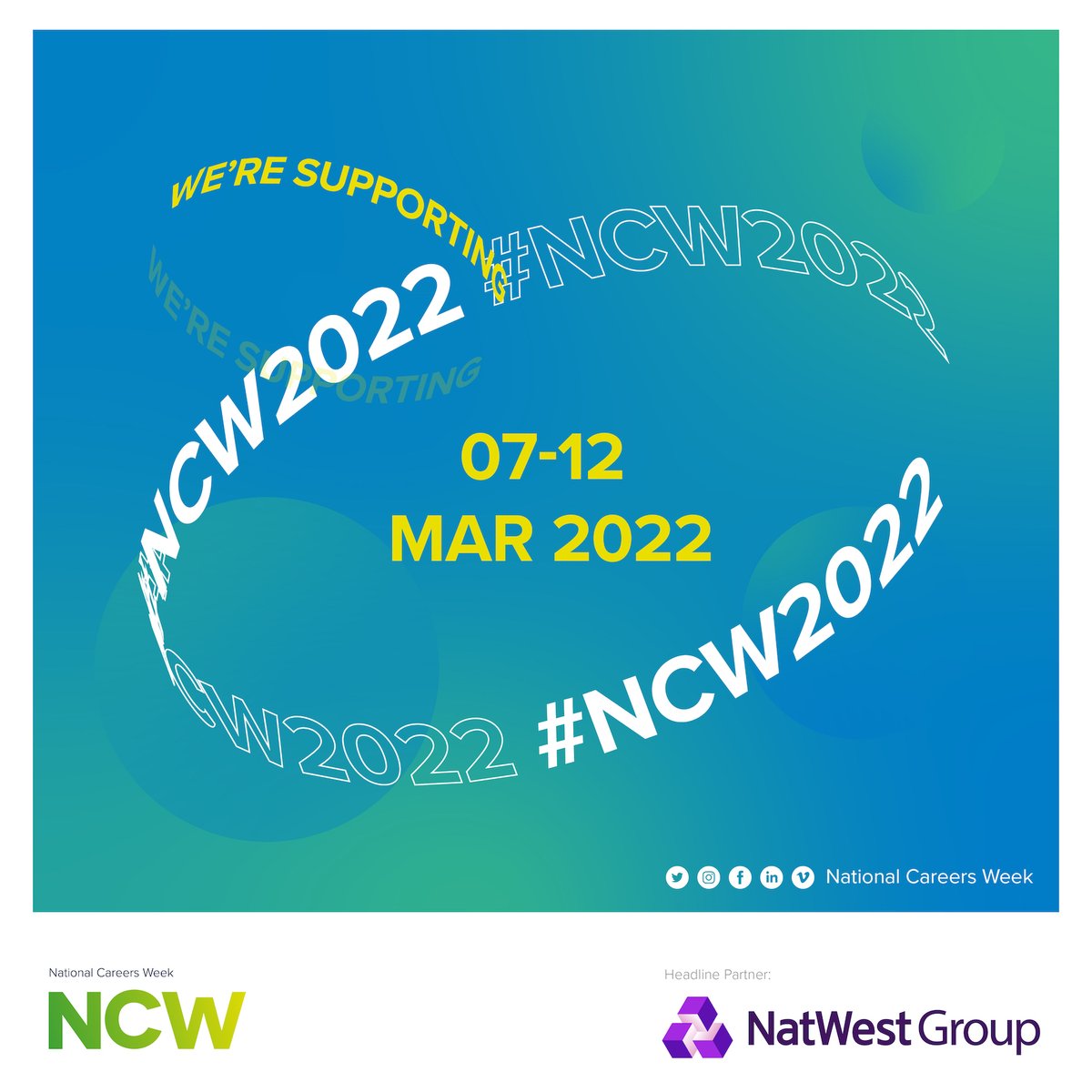 We are supporting National Careers Week 2022 #NCW2022