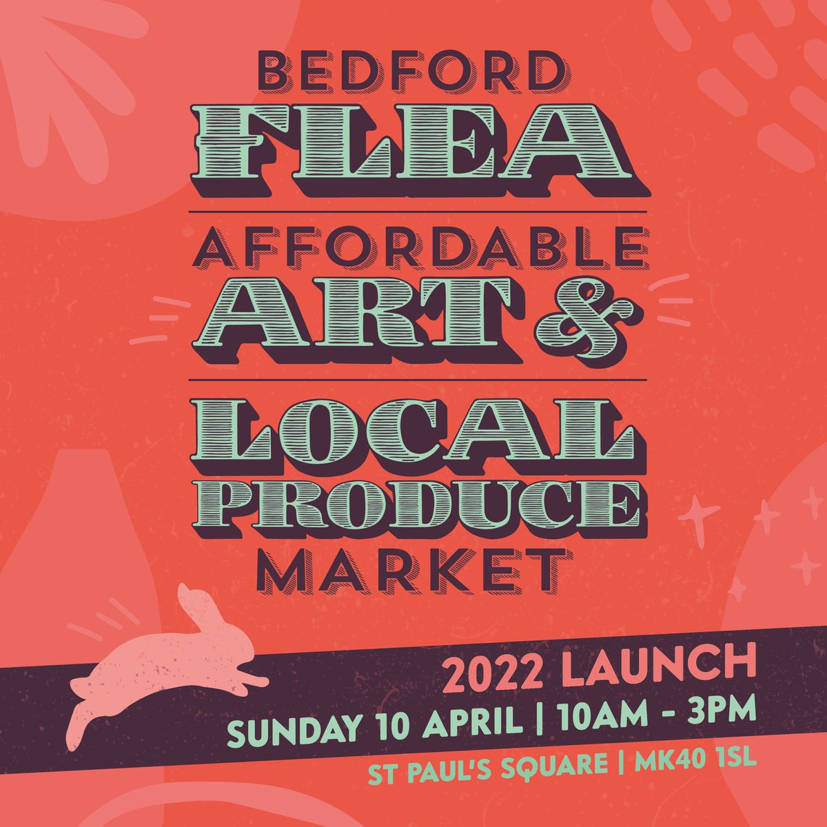 Save the date #Bedford ✍🏻
Bedford Flea, Affordable Art &amp; Local Produce Market is back for 2022 🎉
Please RT! 
#vintagemarket #bedfordshireartists #localproduce #farmersmarket
