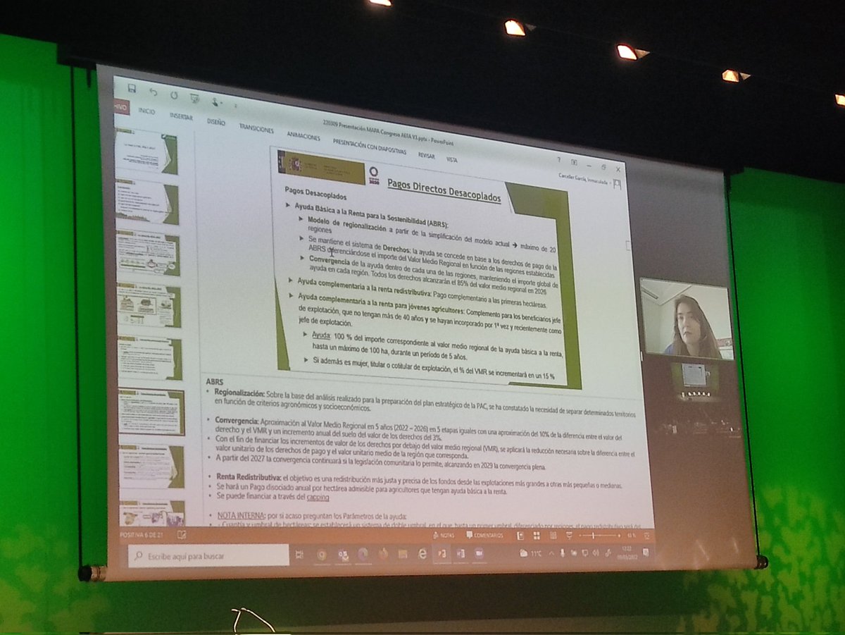 🗣️ Inmaculada Carceller García: "Con la guerra de Ucrania, se hace relevante tener cierta soberanía sobre los cultivos". #JECA2022 #alfalfa