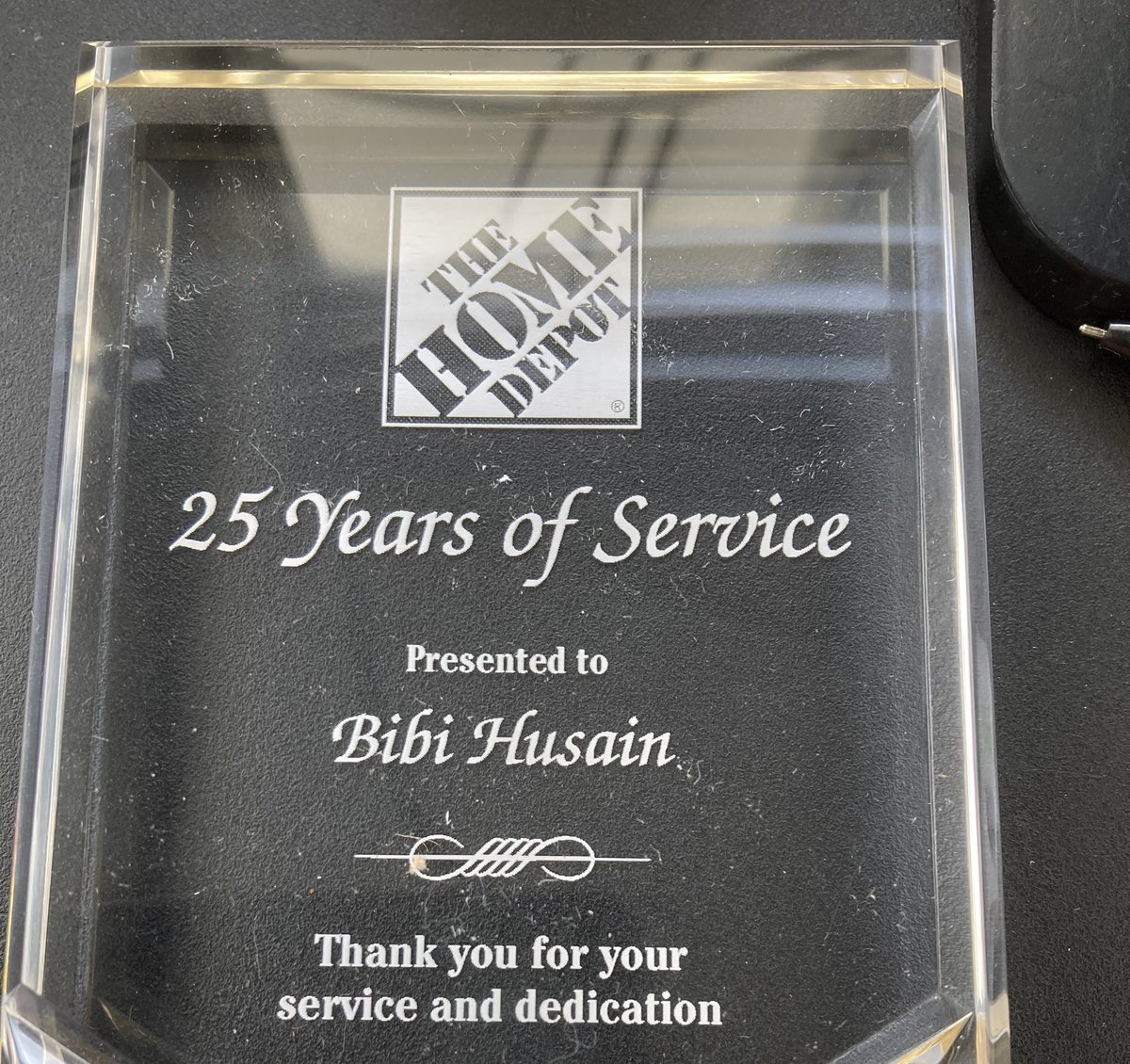 Thank you Kurt for the award, I got it yesterday