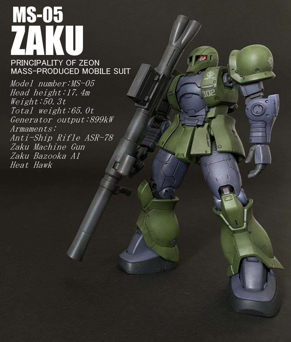 ガンプラ大好き S Tweet Hgザクoriginverです 成型色仕上げでパステルで影をつけてます 黒立ち上げやmax塗を意識して影つけしたので立体感が出ている気がします ガンプラ ガンプラの画像貼るとrtされると聞いて ガンプラ好きと繋がりたい ザクの日 Trendsmap