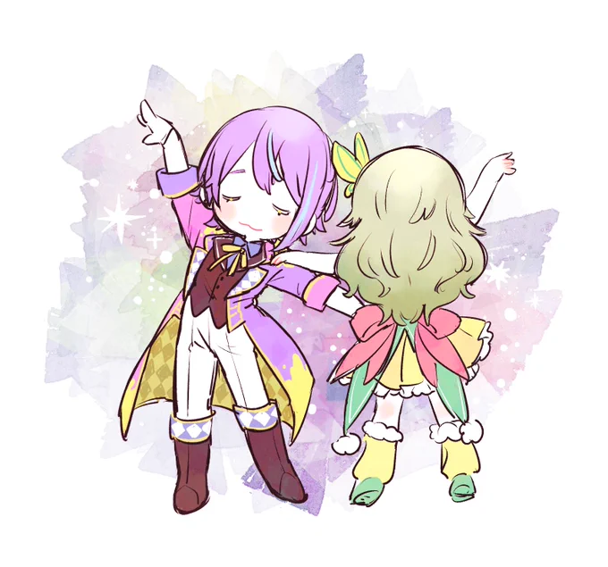ミラクルペイントの類くんと寧々ちゃん🖌🌠 