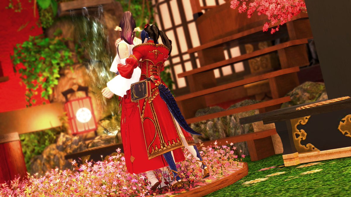 SophiaWyght's tweet photo. If my love for you is a pool, it'd take century to swim a lap~♥
@FallenAkeno 
#FoxyLadysDen #FFXIV #GPOSERS https://t.co/fnlWCREfZz