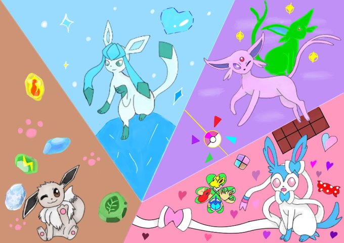 イーブイフレンズのtwitterイラスト検索結果