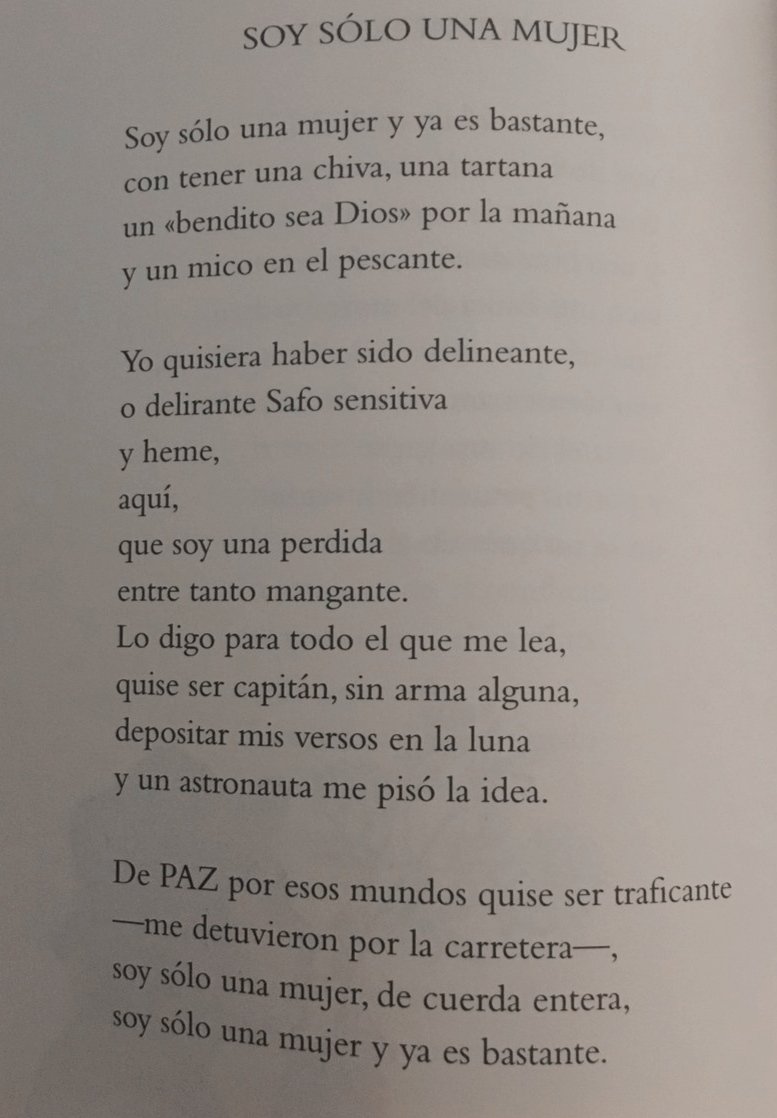 mirenusu's tweet photo. Gloria Fuertes - "Soy solo una mujer" https://t.co/HdV3L0Q8zY