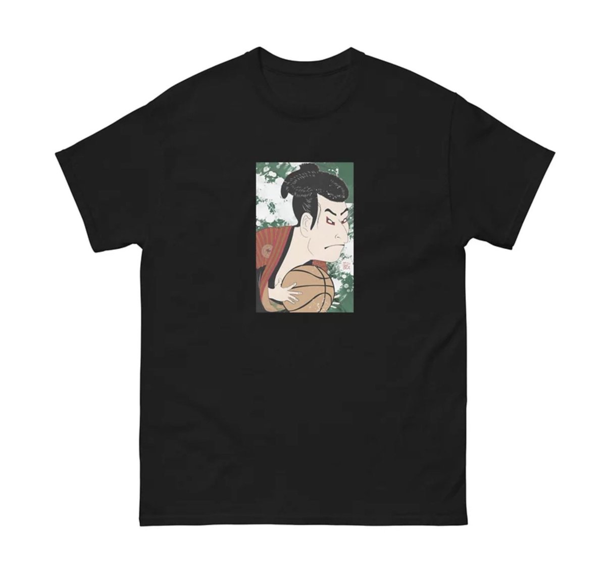 elitusbrand's tweet photo. 【Elitus Kabuki Tee on Sale】

The Elitus Kabuki Tee pays homage to the Japan hoops culture by fusing traditional Japanese Ukiyo-e as a pop concept.

This t-shirt is sure to capture the eyes of the people that walk past you as you rock it in the streets.

https://t.co/ahYC0JSrIE https://t.co/7fTsYxphdR