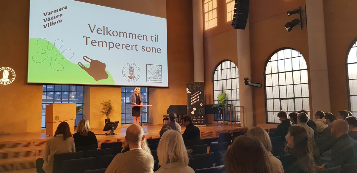 Bjerknessenteret (@bjerknesbccr) on Twitter photo ...og vi er i gang! God stemning når Margareth Hagen ønsker velkommen i aulaen. Kan du ikke være her, følg oss på youtube.com/watch?v=6ndp0k…. <a href="/varmerevatere/">Varmere Våtere Villere</a> <a href="/UiB/">Universitetet i Bergen</a> <a href="/NORCEresearch/">NORCE</a> <a href="/climate_sfi/">Climate Futures</a> <a href="/ClimNarratives/">ClimateNarratives</a> ...og vi er i gang! God stemning når Margareth Hagen ønsker velkommen i aulaen. Kan du ikke være her, følg oss på youtube.com/watch?v=6ndp0k…. <a href="/varmerevatere/">Varmere Våtere Villere</a> <a href="/UiB/">Universitetet i Bergen</a> <a href="/NORCEresearch/">NORCE</a> <a href="/climate_sfi/">Climate Futures</a> <a href="/ClimNarratives/">ClimateNarratives</a>