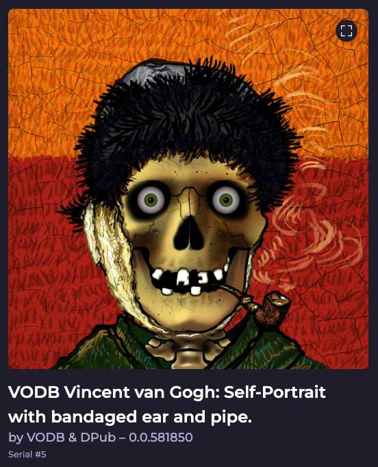 HELDiWanKenHODL's tweet photo. Incredible art, @brainzish &amp; @DPubXYZ  - THANK YOU!!! 🙏🙏🙏

#NFTsOnHedera #Brainzish #VODB #DPUB #VanGogh #ValleyOfDryBones https://t.co/nV98lfs8H9