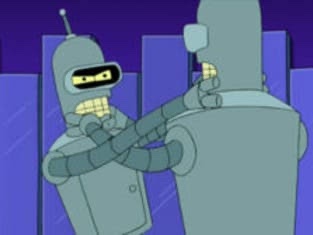🍒the twins of the day are Bender and Flexo from Futurama🍒