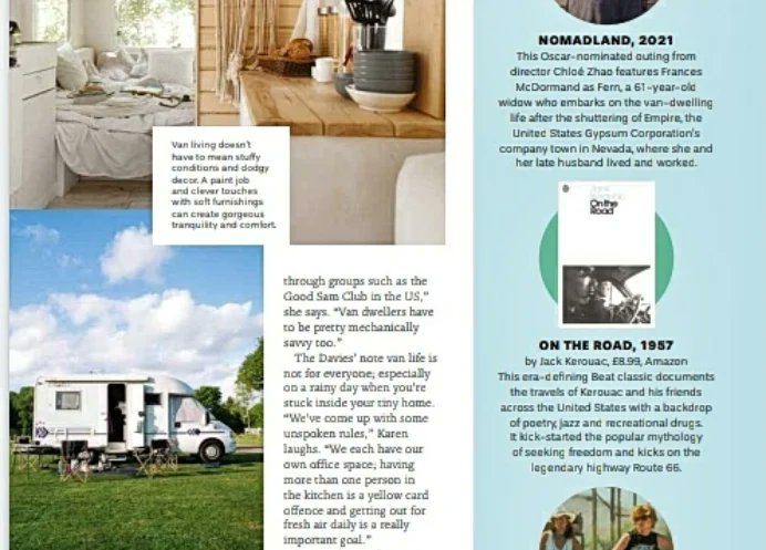 Chuffed to have our life on the road featured in the new mag Platinum. Particularly poignant as we celebrate our 6 year fulltime vanniversary this month. Thanks guys for such nice feature.  It's on sale now! #nomadlife #motorhomelife #fulltimetravel <a href="/PlatinumMagUK/">Platinum Magazine</a>