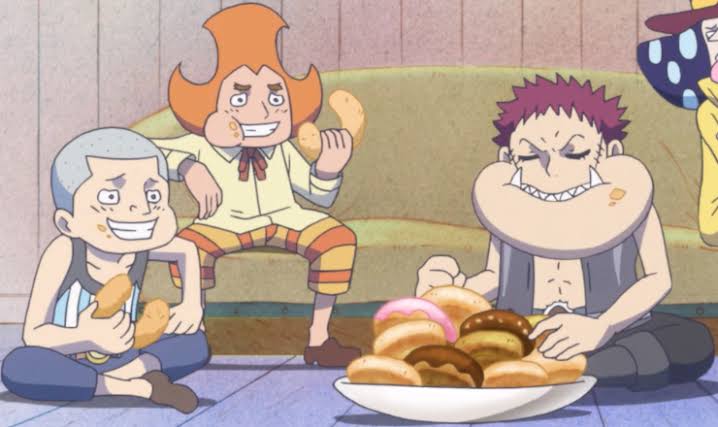🍒the triplets of the day are Katakuri, Daifuku and Oven Charlotte from 
One Piece🍒