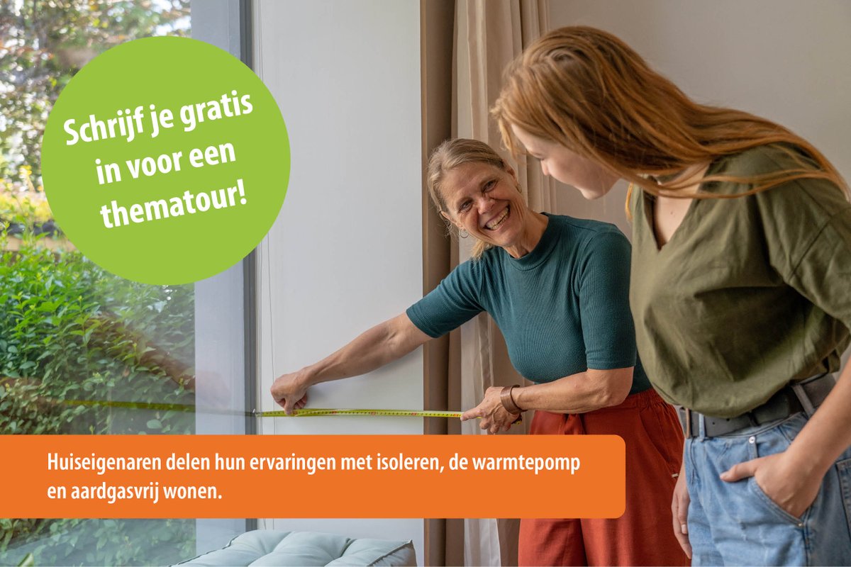 NDHroute's tweet photo. Tijdens de thematours geven huiseigenaren uitleg over specifieke duurzame maatregelen in huis en kunnen bezoekers het effect van duurzaam wonen zelf ervaren. Benieuwd of er in jouw buurt een thematour is? https://t.co/i7erRDnlK4
#NDHR #thematours #isoleren #warmtepomp #gasvrij https://t.co/RRnZIRCTA6