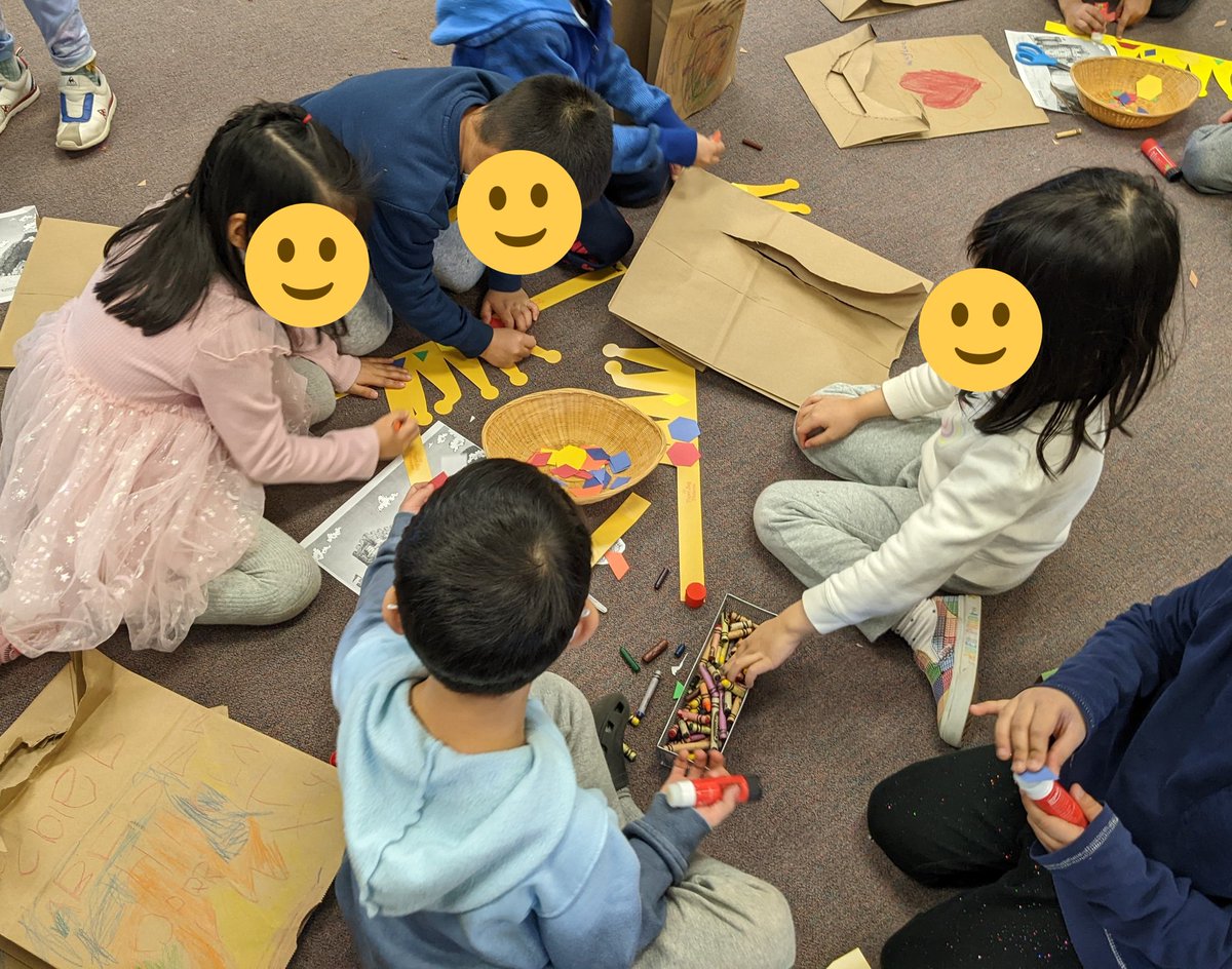 TalmeyLLC's tweet photo. We had a belated #paperbagprincess celebration today with the kindergartners! @AnnickPress We learned that having a kind ❤️ is more important than what you wear. It was a perfect story for #InternationalWomensDay as well. #rtla38 #sd38learn https://t.co/hqxyRhNyEA