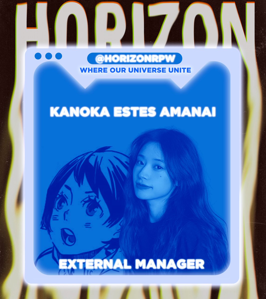 ⠀
 ͏͏ ͏͏
⠀⠀
⠀⠀⠀⠀HORIZON.⠀
⠀⠀⠀⠀WHERE OUR UNIVERSE UNITE

⠀⠀⠀⠀Kanoka Estelle Amanai
⠀⠀⠀⠀External Manager
⠀⠀⠀⠀estes.penthouse@gmail.com

 ͏͏ ͏͏
⠀⠀