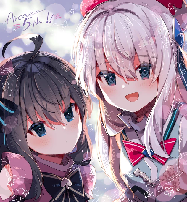 #arcaea_art 
#arcaea5周年 
本当に……おめでとうございます……!!🎉🎉 