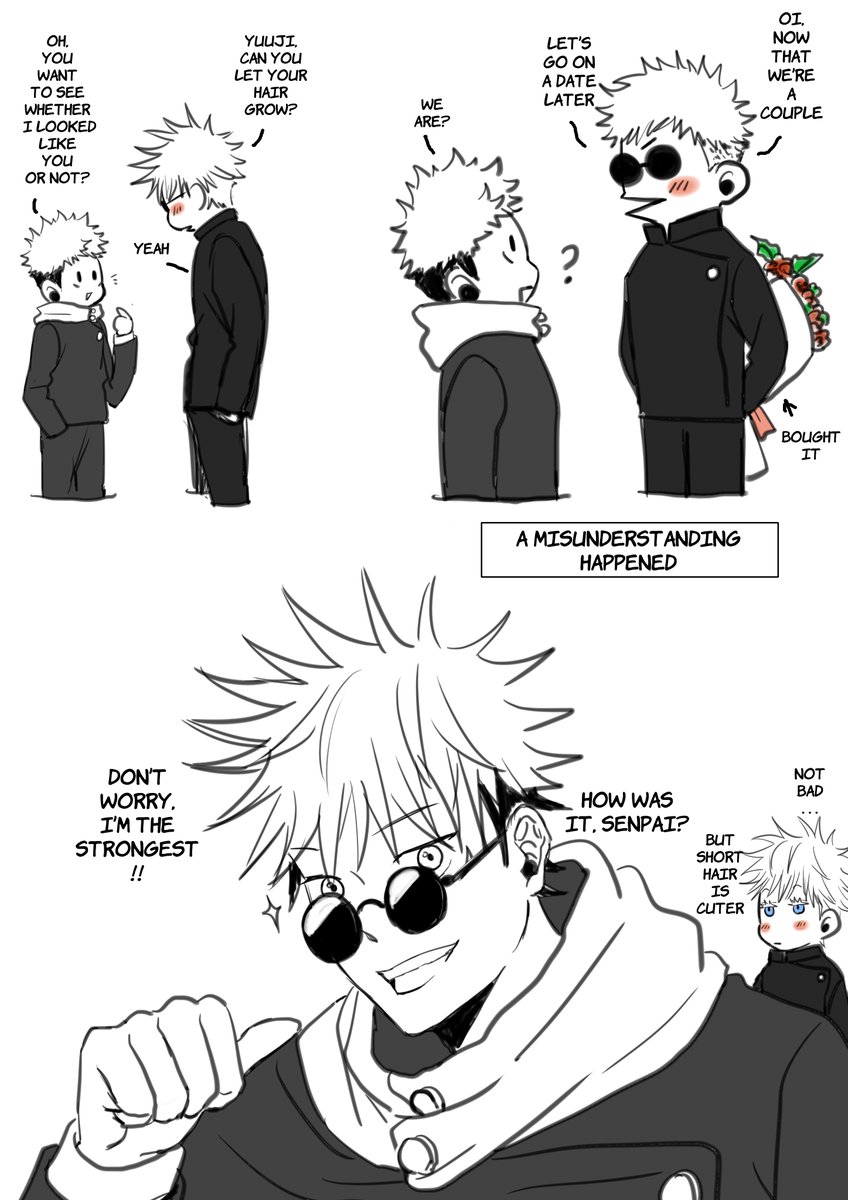 五悠
Couple look according to Gojo senpai