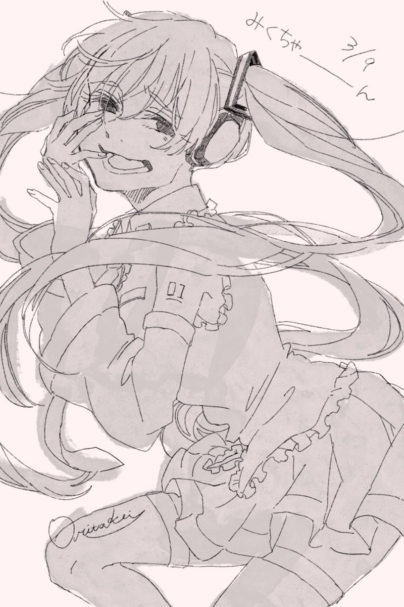 ミクチャーーン!
#ミクの日2022 #ミクの日 