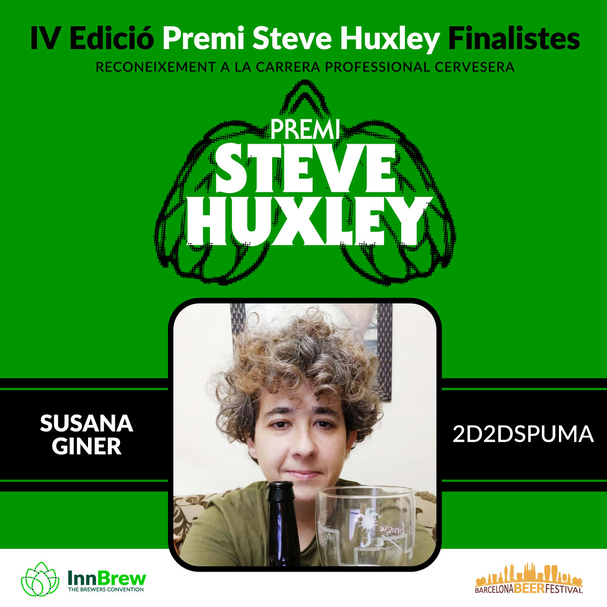 BcnBeerFest's tweet photo. Ja tenim les cinc candidatures finals d'entre les quals sortirà el guanyador/a de la IV Edició del "Premi Steve Huxley - Reconeixement a la Carrera Professional Cervesera". 🍻 https://t.co/6f9K6gWq4r