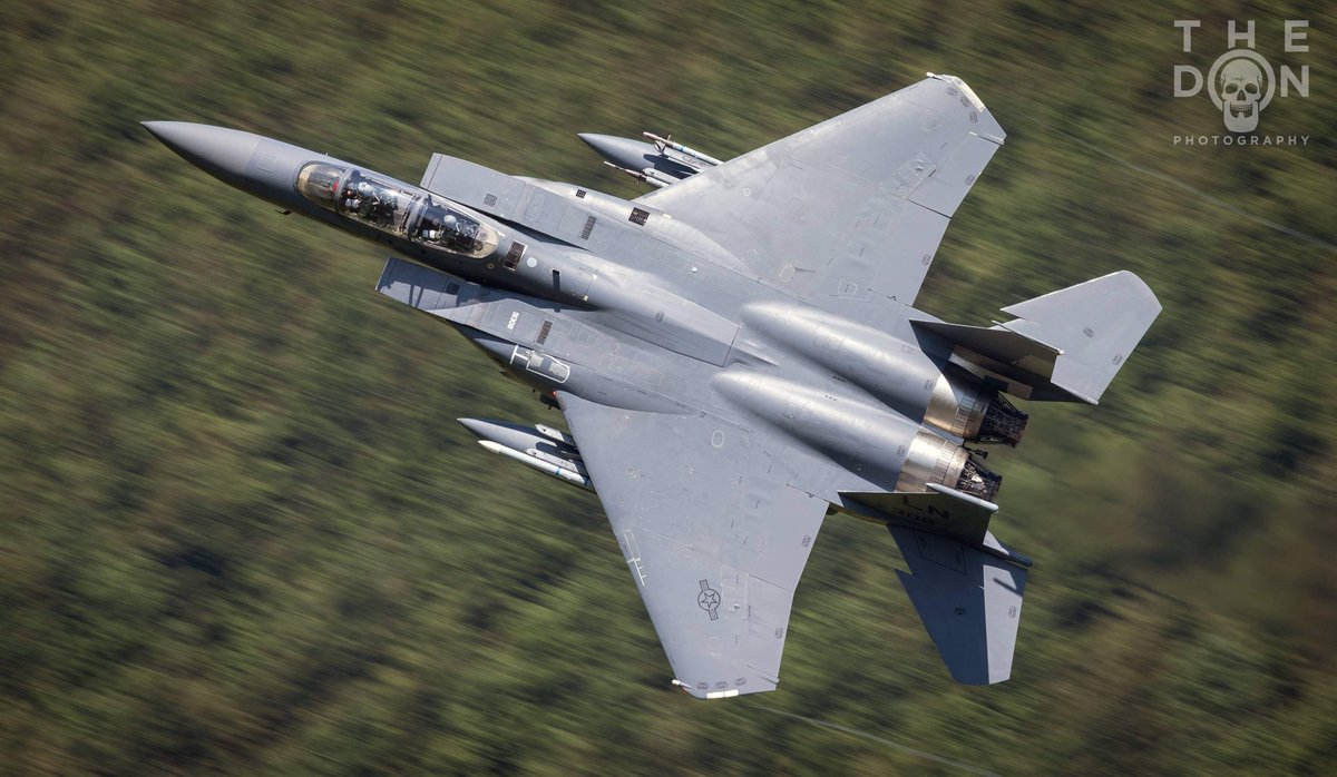 There’s no level like low level!! 

USAF F-15E Strike Eagle on a low level sortie in Wales