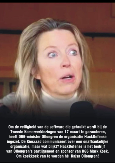 leo_sikking's tweet photo. De uitslag van de verkiezingen staat al vast! #hackdefense #corrupted66 #d666 #ollongren https://t.co/IPEKvvR1Jy