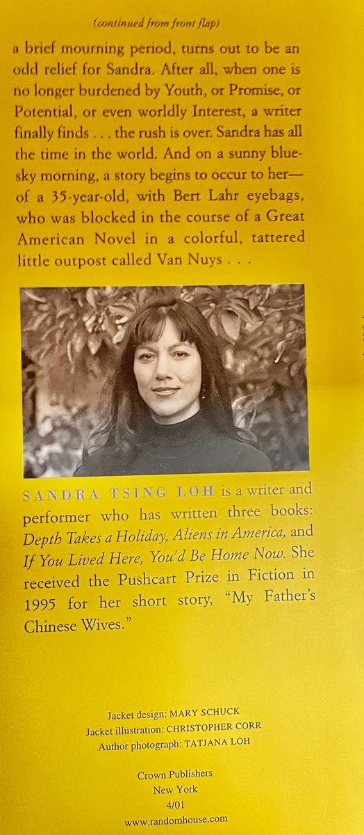 BOOK OF THE DAY: 2001 #humor #memoir by the always pungent & entertaining #LosAngeles #writer #performanceartist #NPR #commentator #SandraTsingLoh