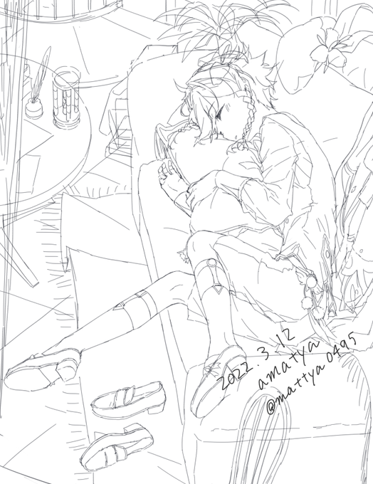 wip💙
おやすみウェンティ 