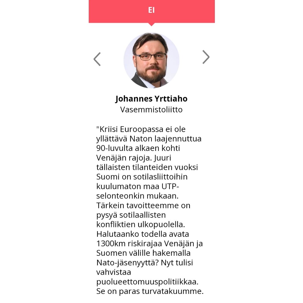 jamihaavisto's tweet photo. Vasemmistoliiton kansanedustaja @yrttiahoj vihjaa tässä siis ihan tosissaan, että Ukrainan sota olisi jollain tasolla Naton syy.

Tyylitöntä ja vaarallista.

Ukrainan sota on yksin Putinin vastuulla. https://t.co/OhOVZqxn71
