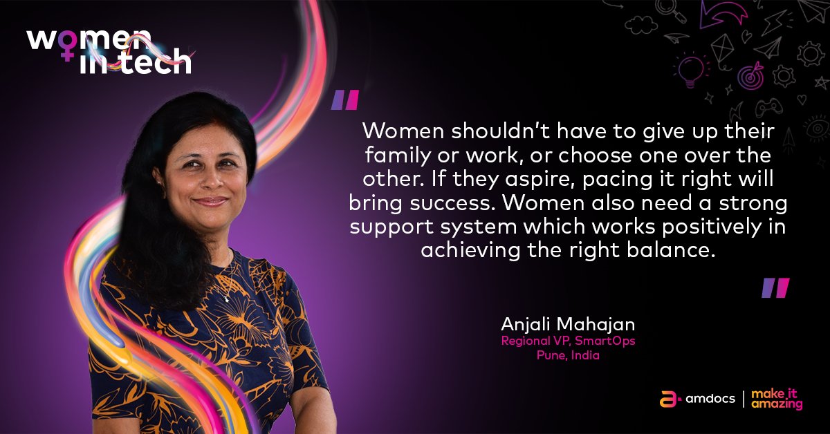 Amdocs's tweet photo. Put your hands together for our four spectacular #WomeninTech that we are featuring this International Women's Day. 👏👏👏

Meet Neha, Nicoleta, Anjali and Lilach.
Read more about their thoughts on equality here> https://t.co/Zc0EC2V2z1

#IWD2022 #MakeitAmazing #TheFutureisEqual https://t.co/fLOubSeUva