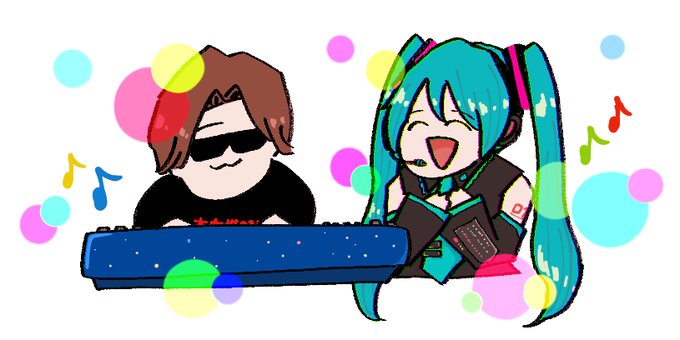 「鍵盤 超ロングヘア」のTwitter画像/イラスト(人気順)