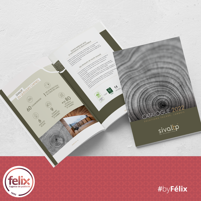 Sivalbp, spécialiste du #bardage bois, nous a confié la réalisation d'un nouveau catalogue produit 🌳

80 pages réalisées par l'<a href="/agencefelix/">Agence Félix</a>, à découvrir ici : bit.ly/35Be4vT

#byFélix