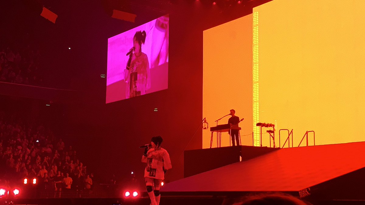 LetsonSailor's tweet photo. some quick (and my fav) clips from the most amazing night in bham, thank you @billieeilish and @finneas for everything ily #HappierThanEverTour #HappierThanEver https://t.co/6Fq9bhl637