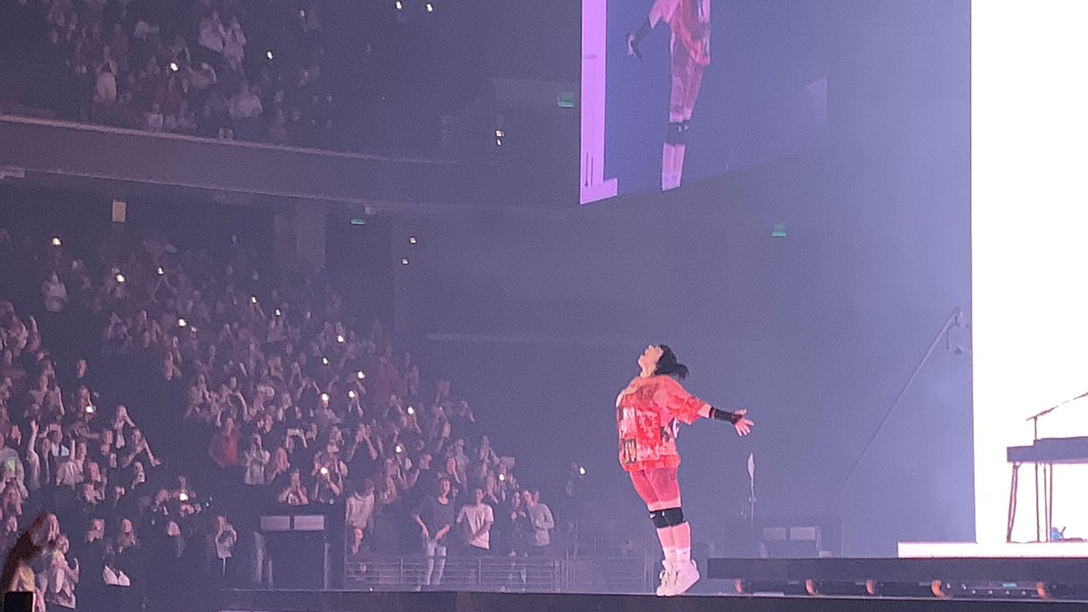 LetsonSailor's tweet photo. some quick (and my fav) clips from the most amazing night in bham, thank you @billieeilish and @finneas for everything ily #HappierThanEverTour #HappierThanEver https://t.co/6Fq9bhl637