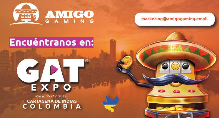 👋🏼

Estamos listos para participar en este gran evento organizado por GAT.  

Agenda una reunión con el equipo Amigo🎰

¡Nos vemos en Cartagena!

#AmigoGaming #onlinecasino #igaming #gamingindustry #slots #slotsonline