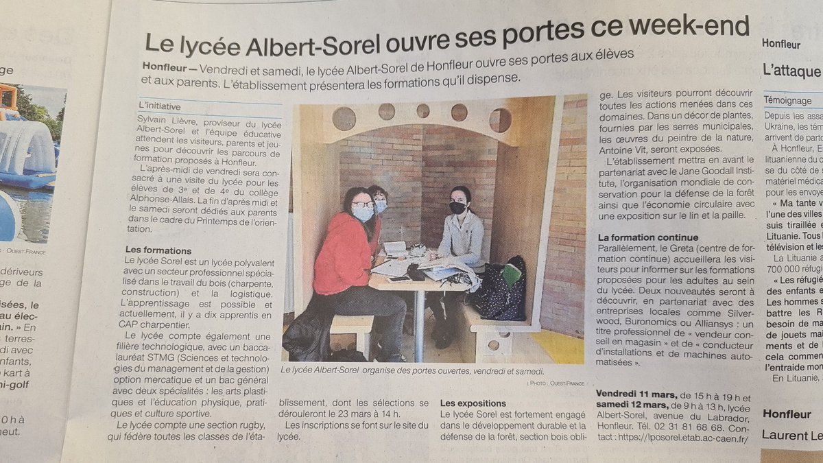 LPo_Sorel14's tweet photo. On vous attend nombreux vendredi et samedi ! @LPo_Sorel14 https://t.co/gMBLq402Dj