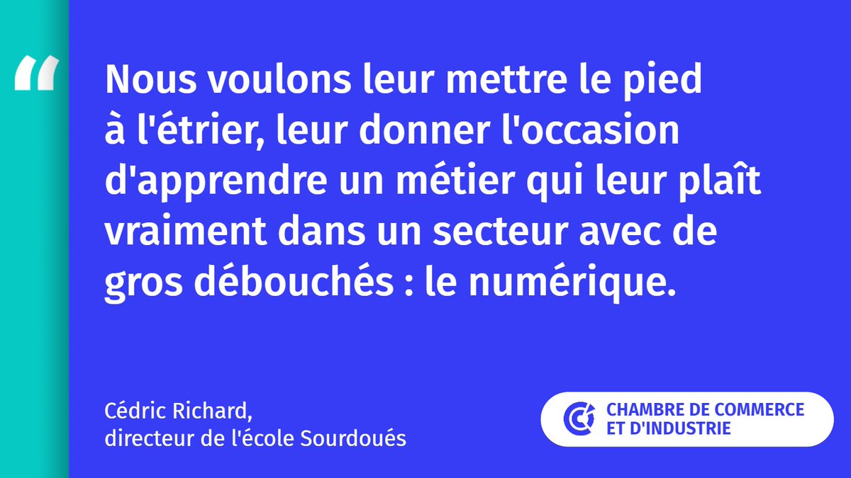 [Lumière sur] <a href="/Sourdoues/">Sourdoués</a>, une école lyonnaise unique en France qui forme les personnes sourdes aux métiers du #numérique. Pour en savoir plus, c'est par ici ➡️sourdoues.com #LSF <a href="/Ecole_Numerique/">La Grande École du Numérique</a> @CampusRegion <a href="/CCIArdeche/">CCI Ardèche</a> <a href="/CCI_ARA/">CCI Auvergne-Rhône-Alpes</a>
