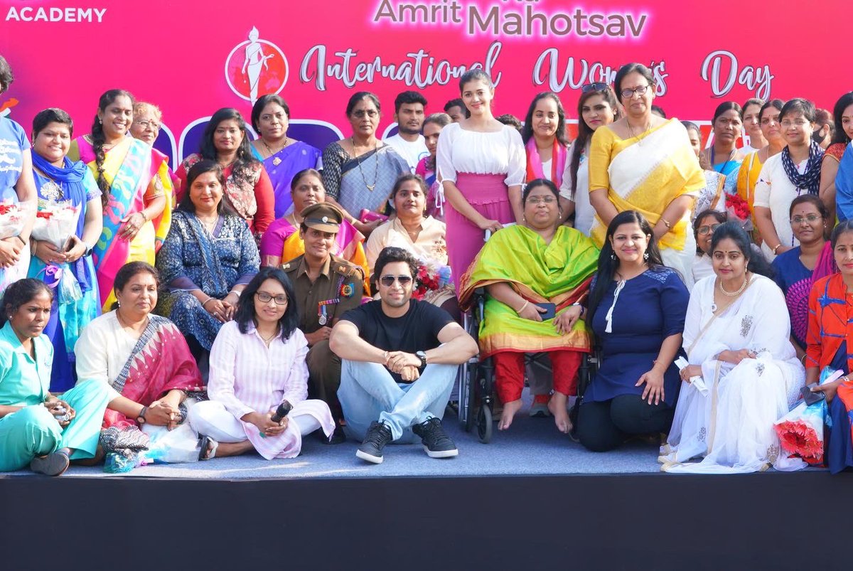 Adivi Sesh (@adivisesh) on Twitter photo Got to celebrate #WomensDay at a lovely #Morning event yesterday. What a glorious celebration with all the amazing women on stage.
Apparently <a href="/BalalathaM/">Balalatha Mallavarapu</a>
garu and her academy have produced over a 100 IAS and IPS officers! Quite a feat. Got to celebrate #WomensDay at a lovely #Morning event yesterday. What a glorious celebration with all the amazing women on stage.
Apparently <a href="/BalalathaM/">Balalatha Mallavarapu</a>
garu and her academy have produced over a 100 IAS and IPS officers! Quite a feat.