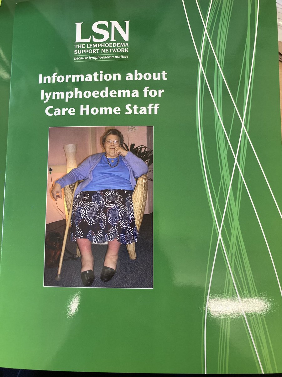 ComYates's tweet image. Thank you ⁦@lymphsupport⁩ for this really useful leaflet. Lymphoedema team ⁦@TeessideHospice⁩ are sharing this with care homes to ensure staff have correct advice at their fingertips and added our details to prevent delays in referrals #LAW