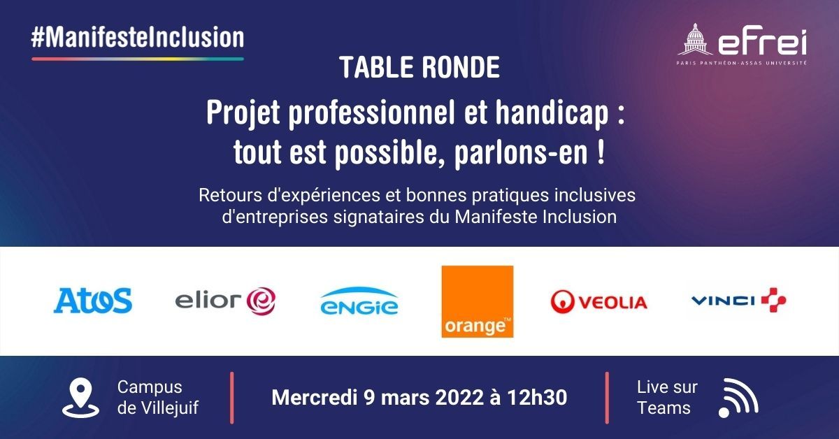 OrangeRSE's tweet photo. #ManifesteInclusion | @Orange participe à la #SoliWeek sur l'#insertion des jeunes en situation de #handicap avec d’autres signataires du @ManifesteInclu1. @BoularandV a présenté le programme #Neuroteam favorisant l'#inclusion des #diversités cognitives : https://t.co/2uuzMrtpAp https://t.co/XUnmWNNlJ8