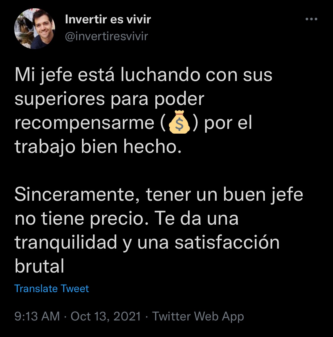 Fj_ruca's tweet photo. @invertiresvivir Gonzalo, le está costando a tu jefe convencer a los de arriba que te suban el sueldo. Ya en Octubre 2021 estaba luchando… 😂😂 https://t.co/omDScBLZNH
