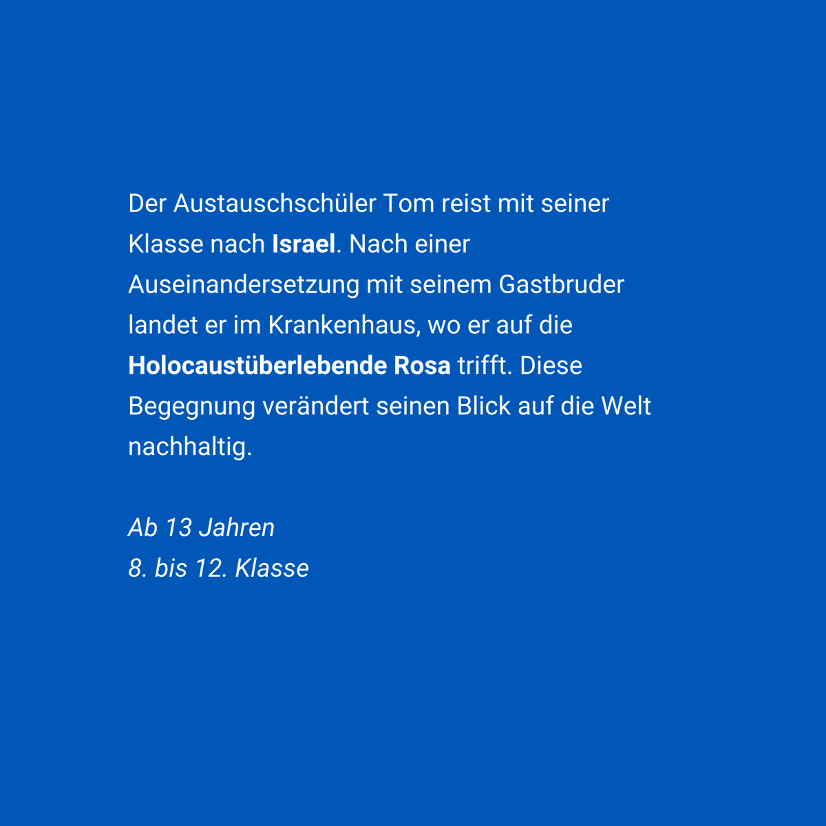 SKW_BW's tweet photo. 2/2
Bildrechte: Filmperlen, For Sama
Warner Bros., Als Hitler das rosane Kaninchen stahl
FWU, Durch den Vorhang https://t.co/dgemwq2TcI